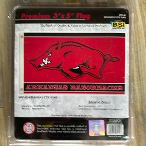 New University of Arkansas flag 3x5 feet